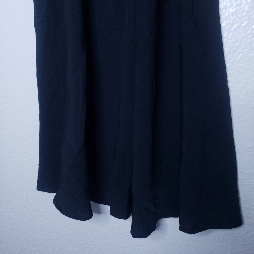 NWT Abercrombie & Fitch V Neck Dress Black Size S T - Picture 11 of 15